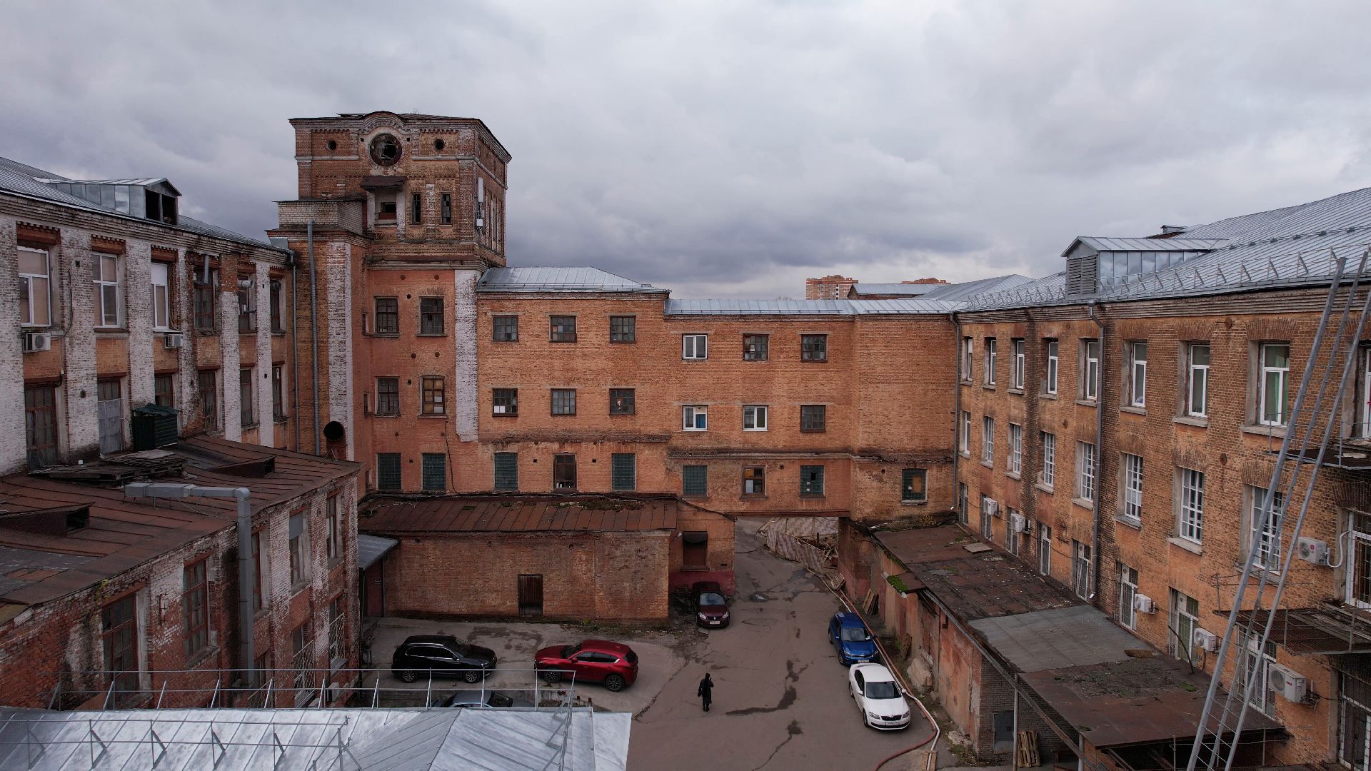 балашиха, фабрика, видео с коптера,