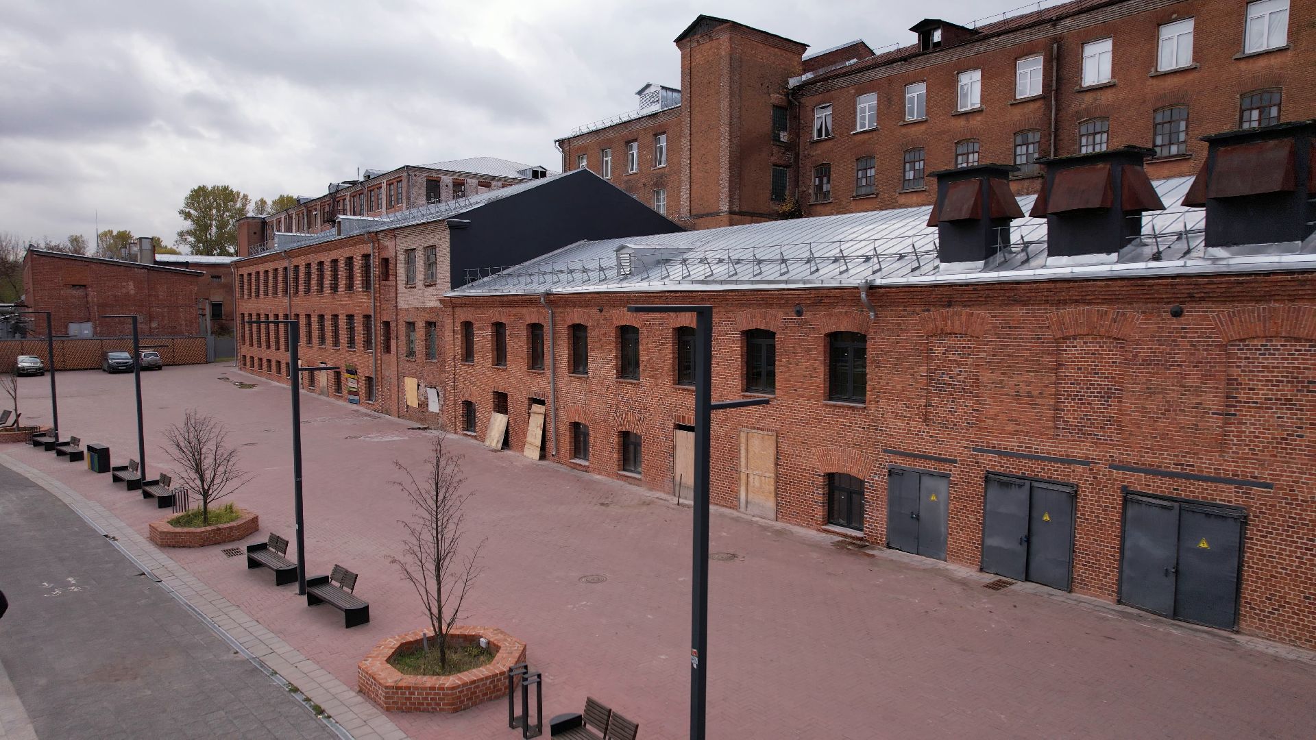 балашиха, фабрика, видео с коптера,