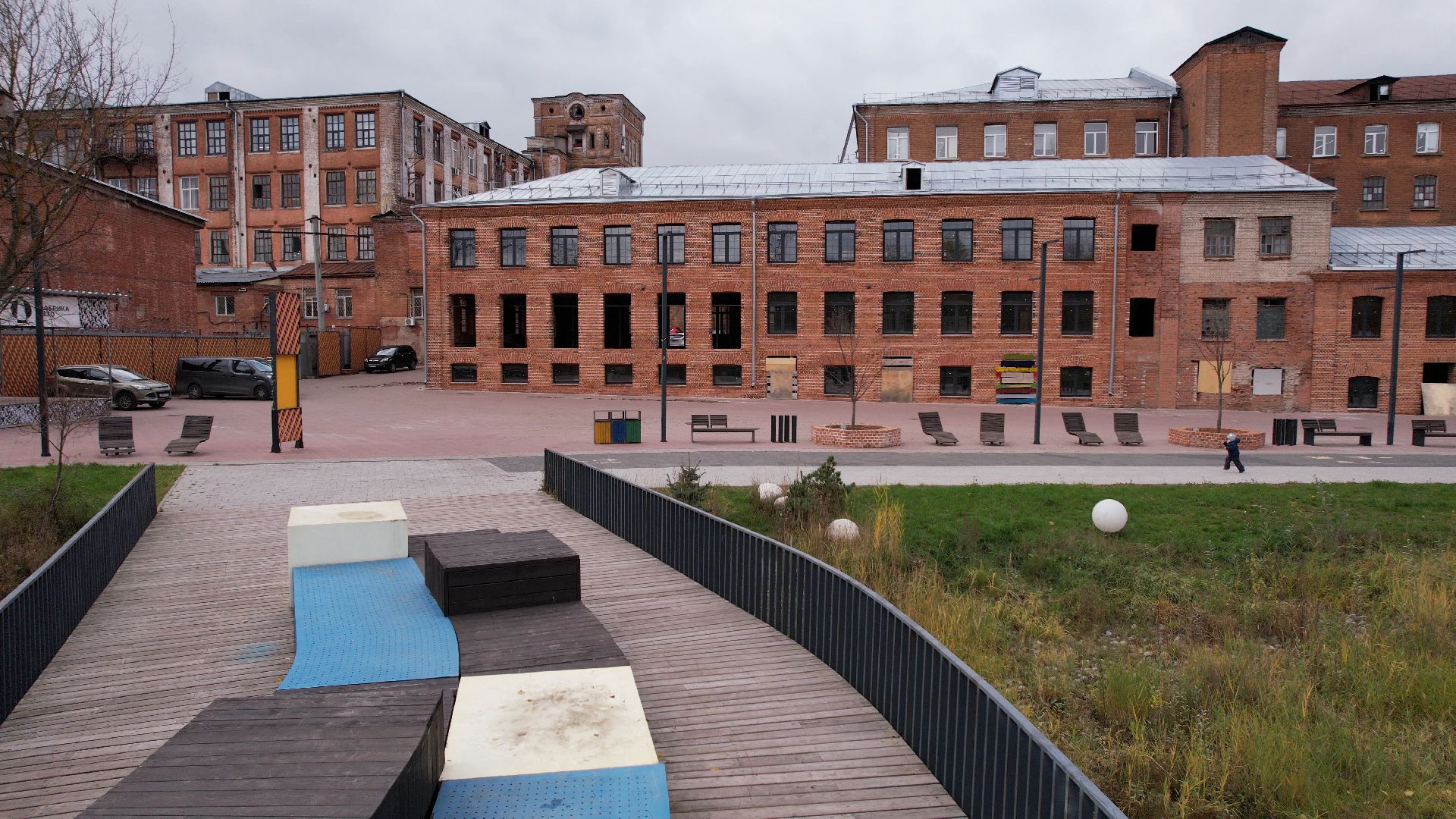 балашиха, фабрика, видео с коптера,