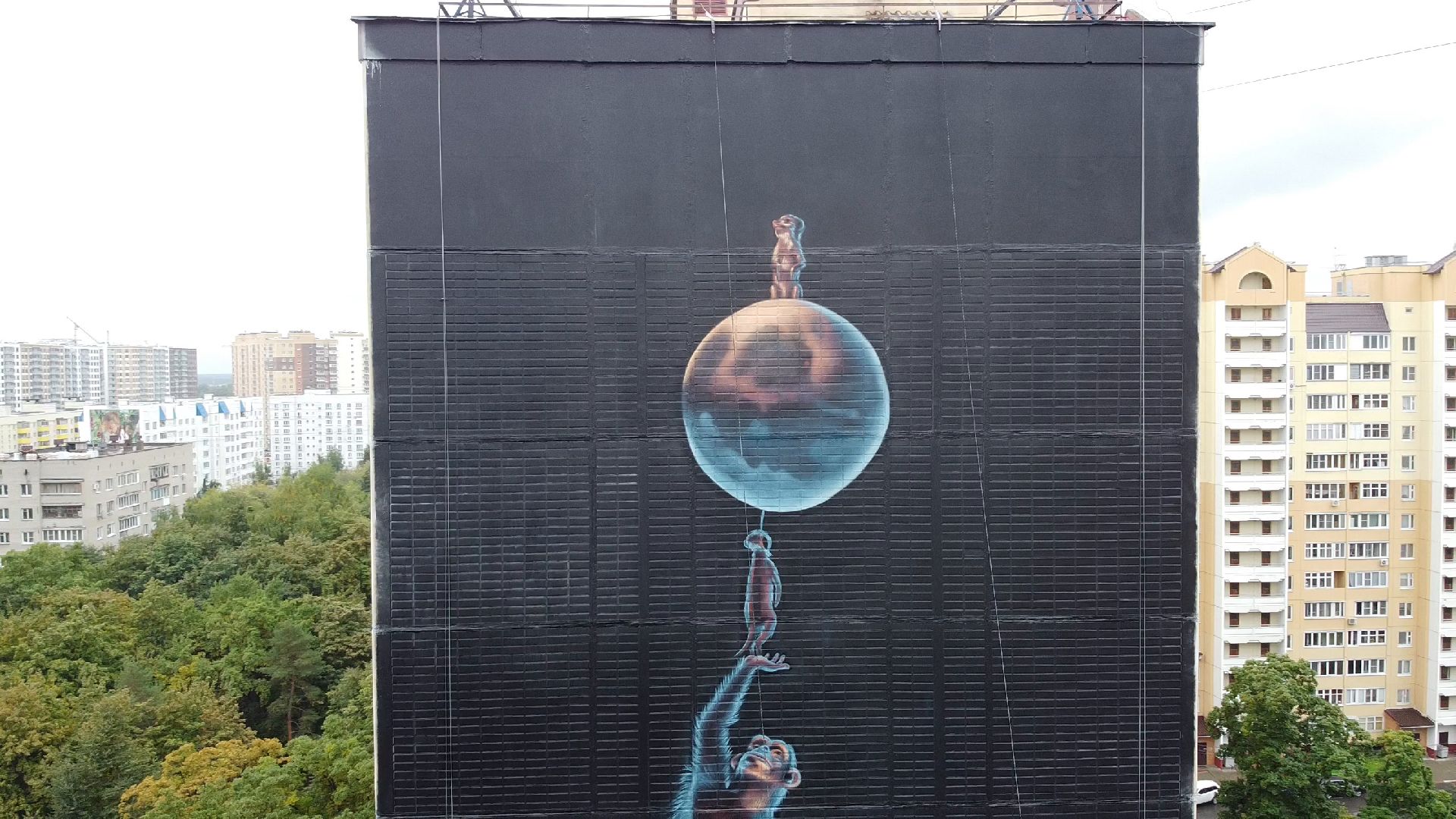 видео с коптера, балашиха,