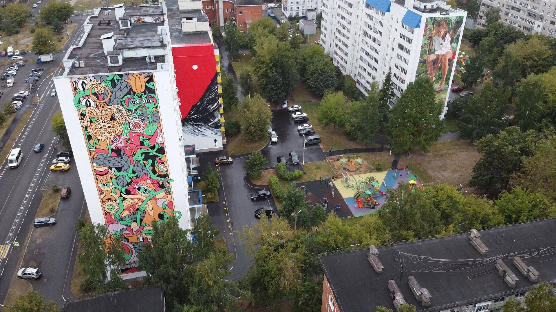 видео с коптера, балашиха,