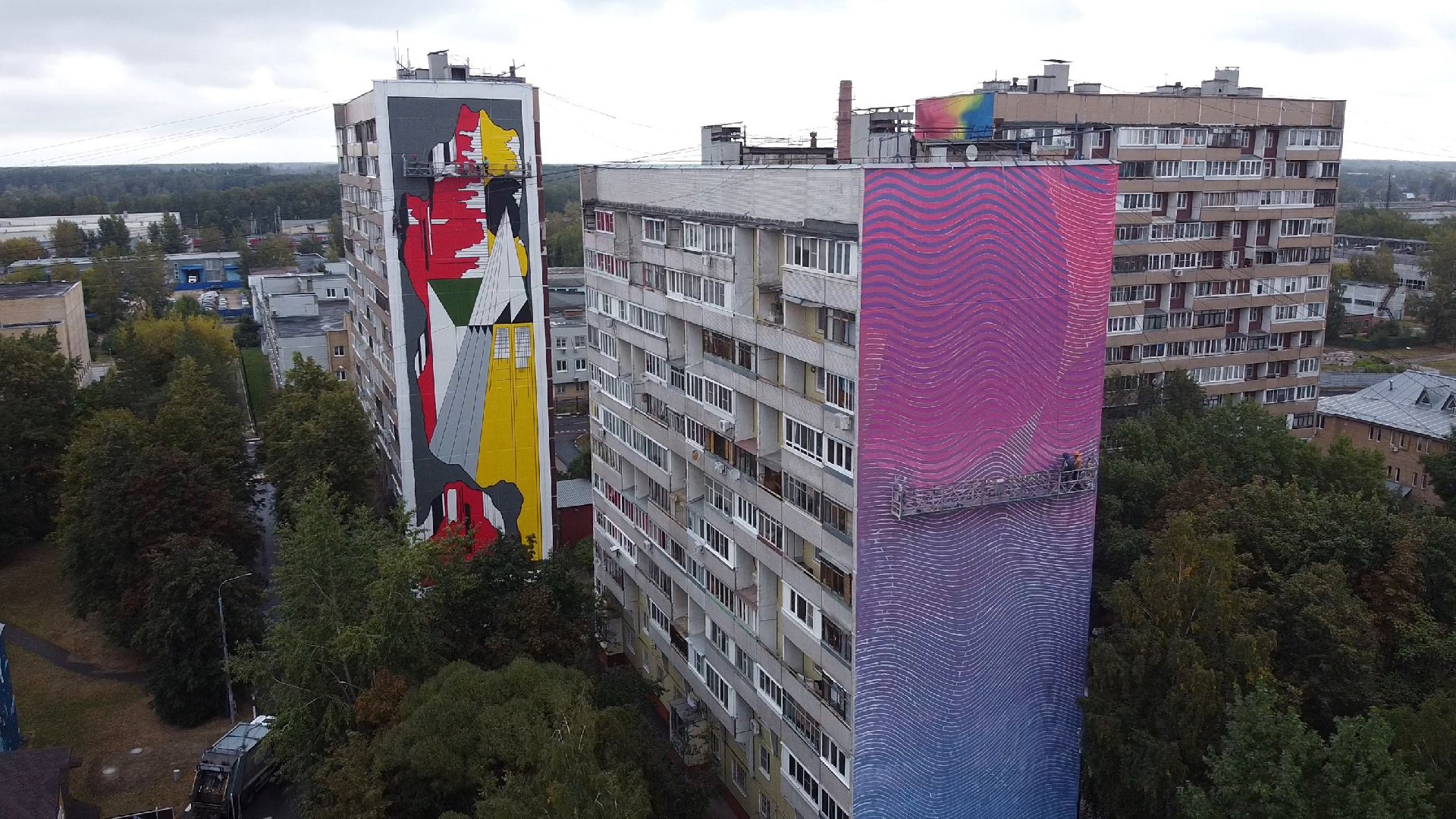 видео с коптера, балашиха,