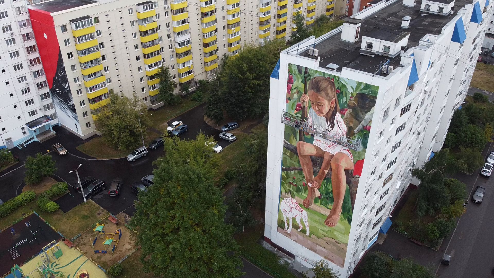 видео с коптера, балашиха,