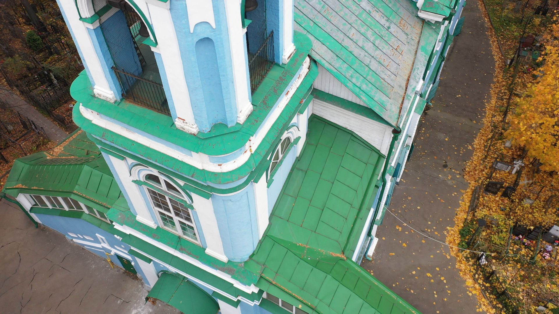 видео с коптера, храм, балашиха,