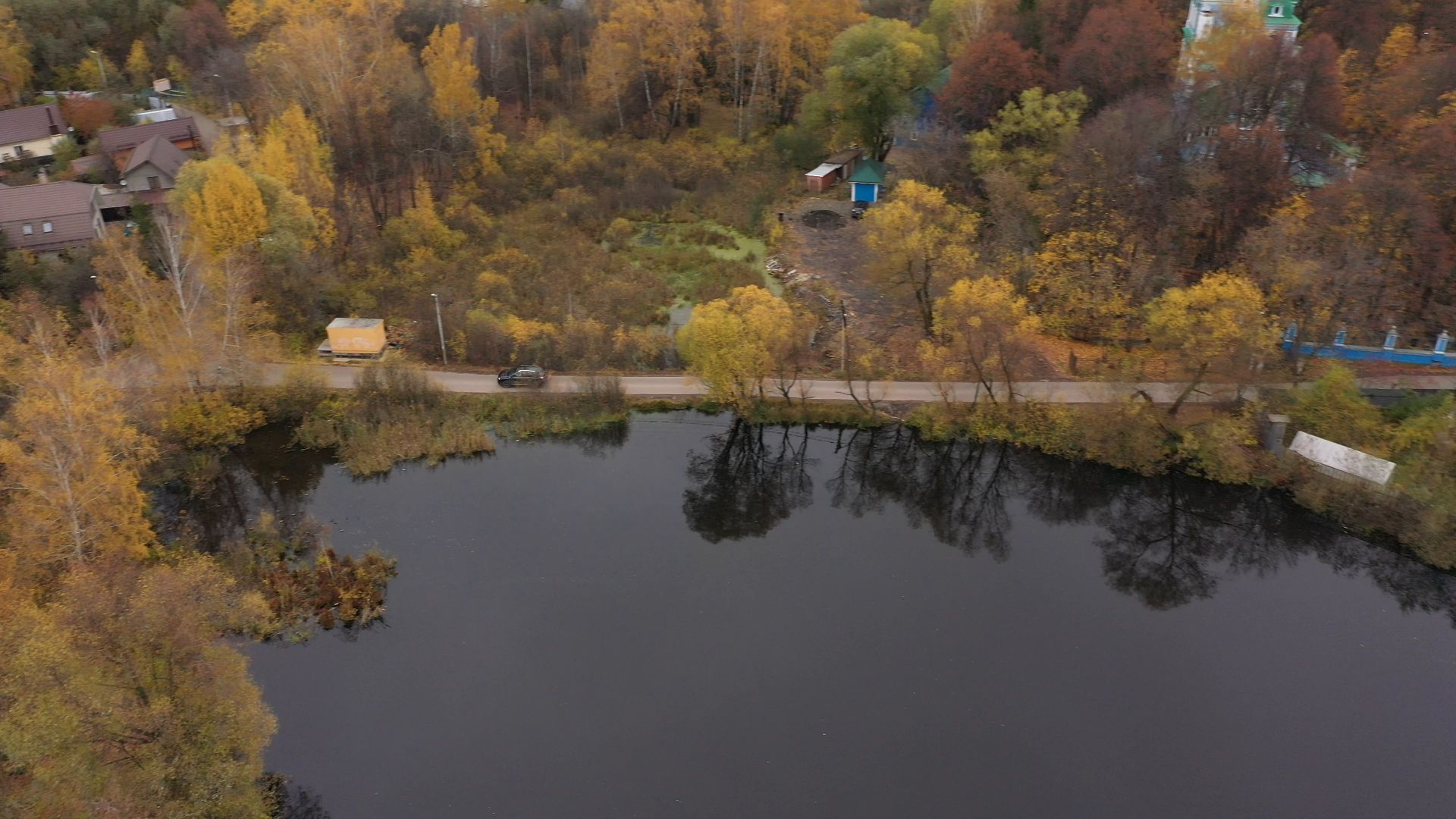 видео с коптера, храм, балашиха,