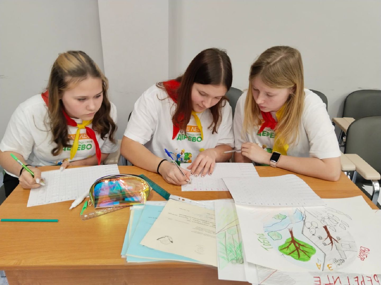 шаховская, дети, акции, экологическая акция, школа, учитель,