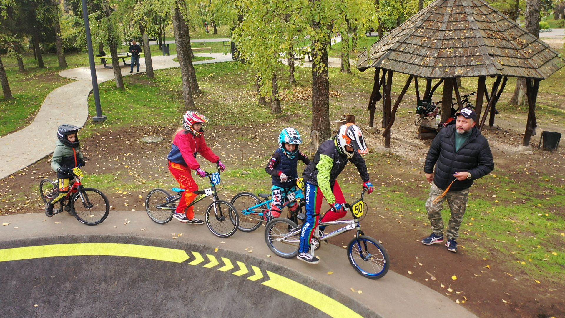 видео с коптера, парк, москворецкий,