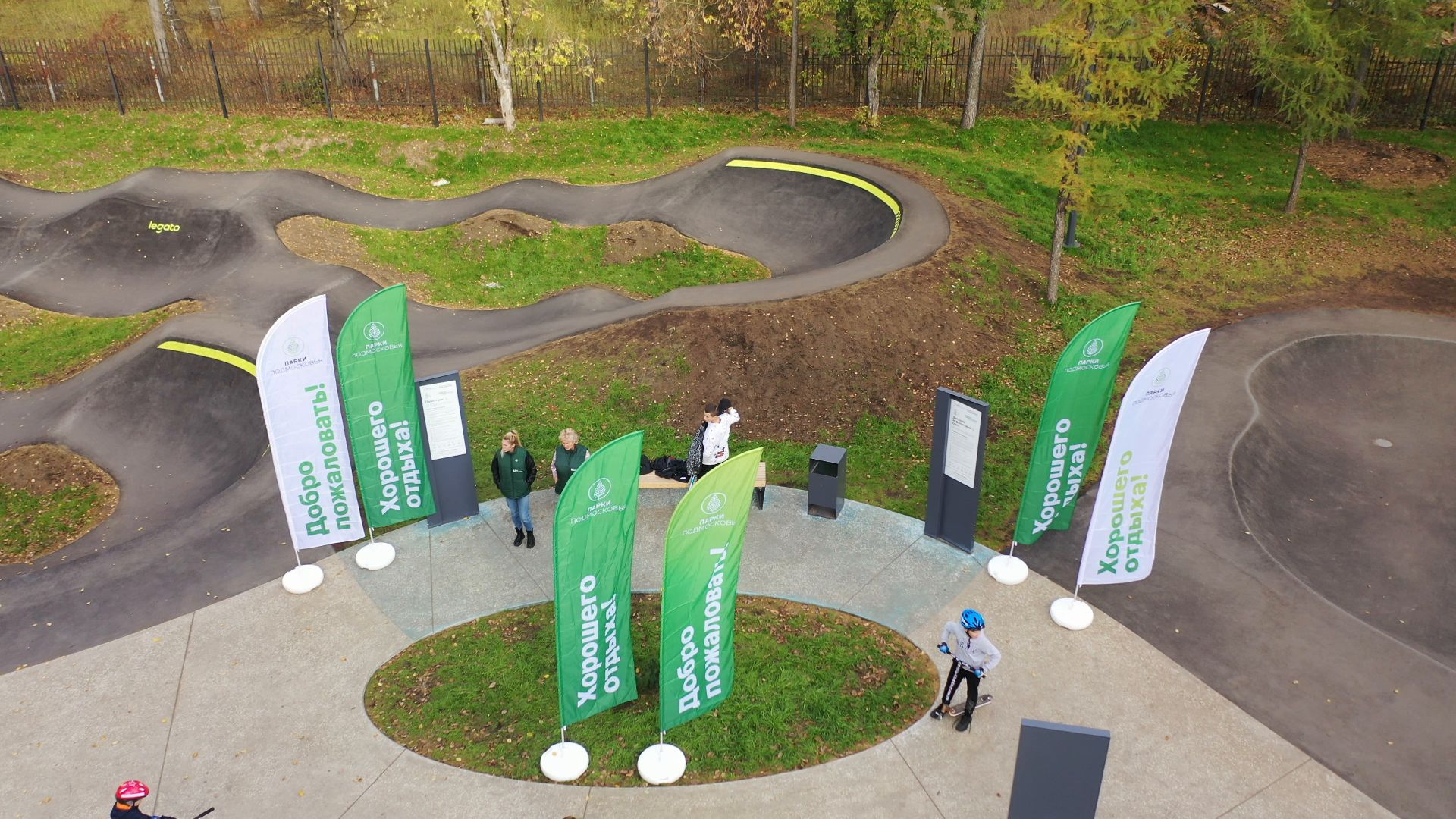 видео с коптера, парк, москворецкий,