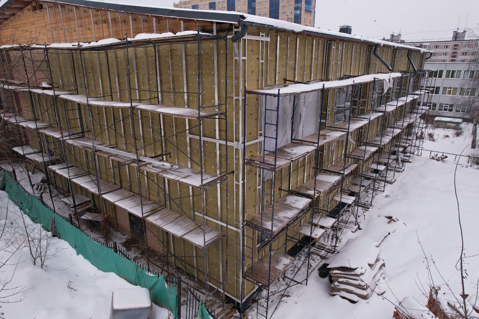 бриз, видео с коптера, бассейн,