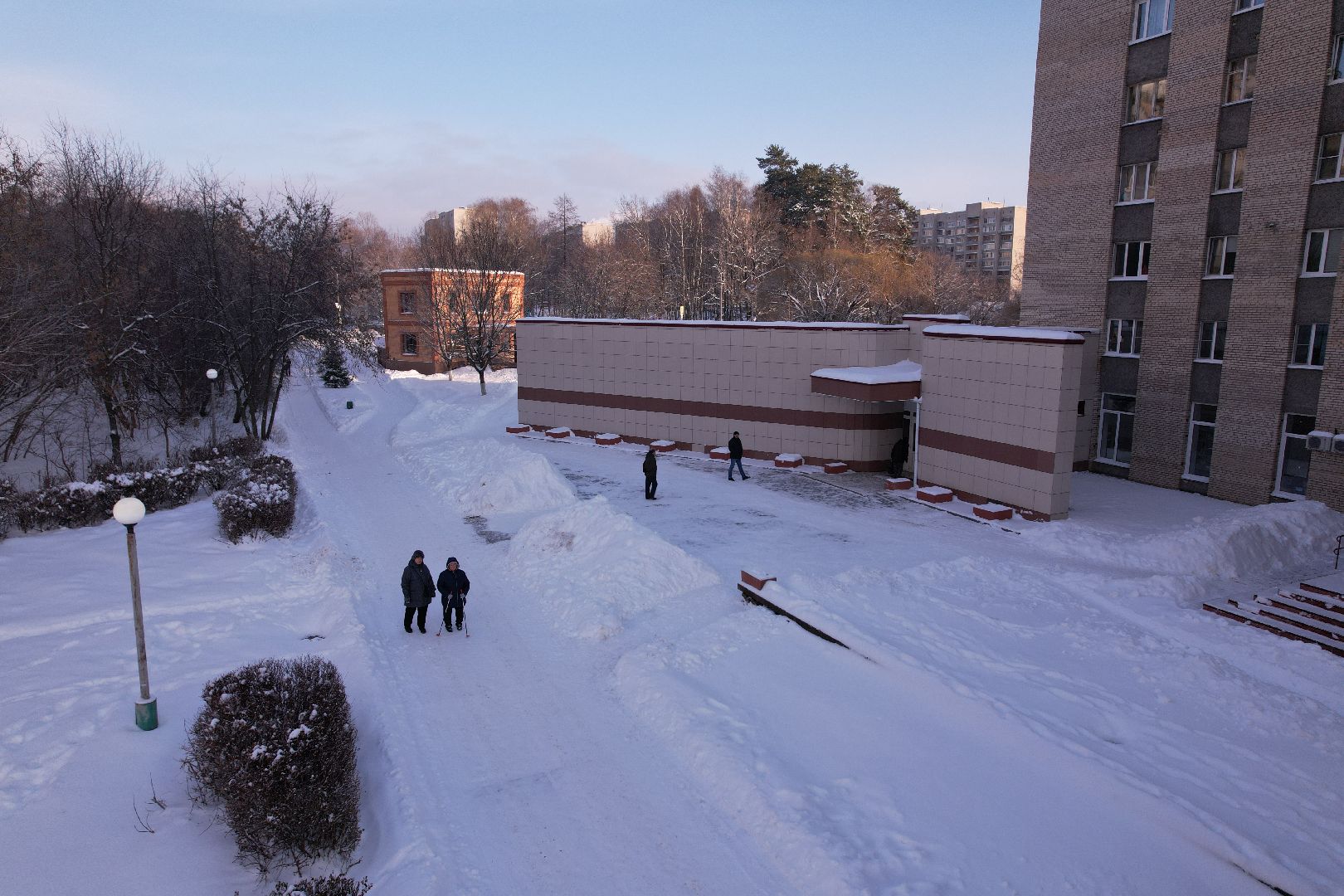 видео с коптера,