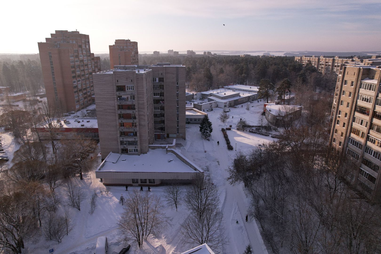 видео с коптера,