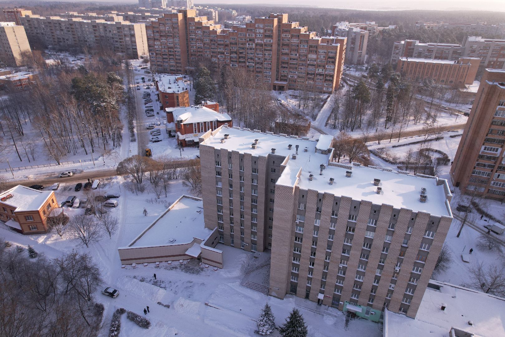 видео с коптера,