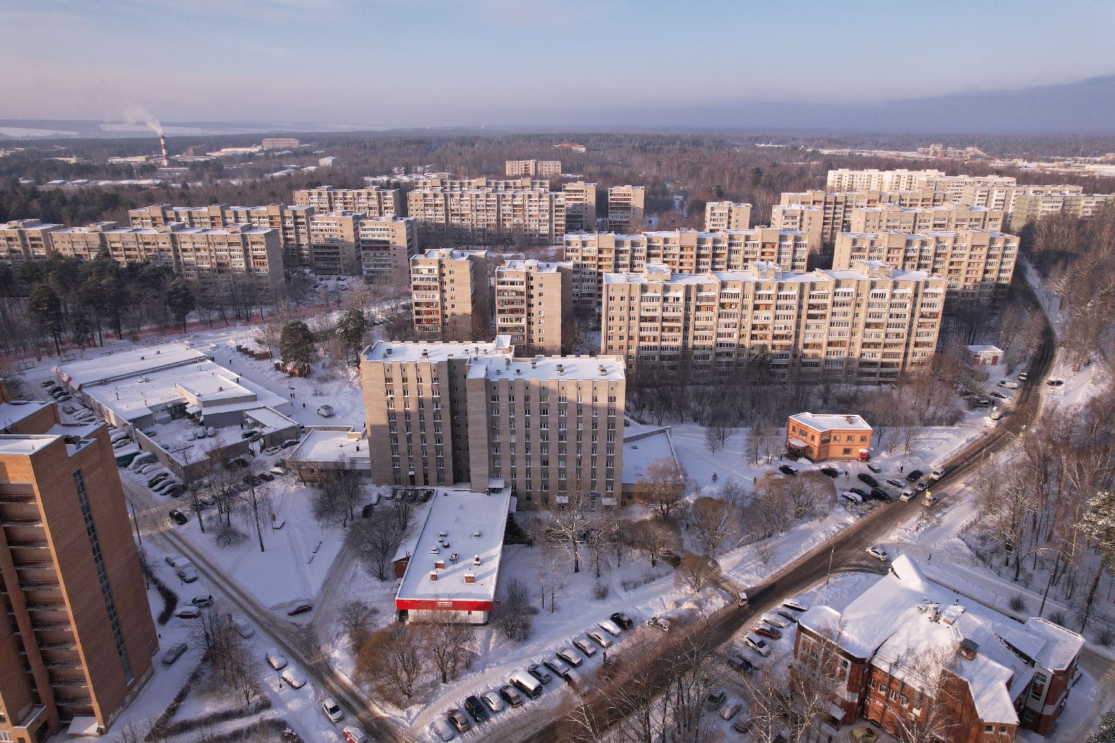 видео с коптера,