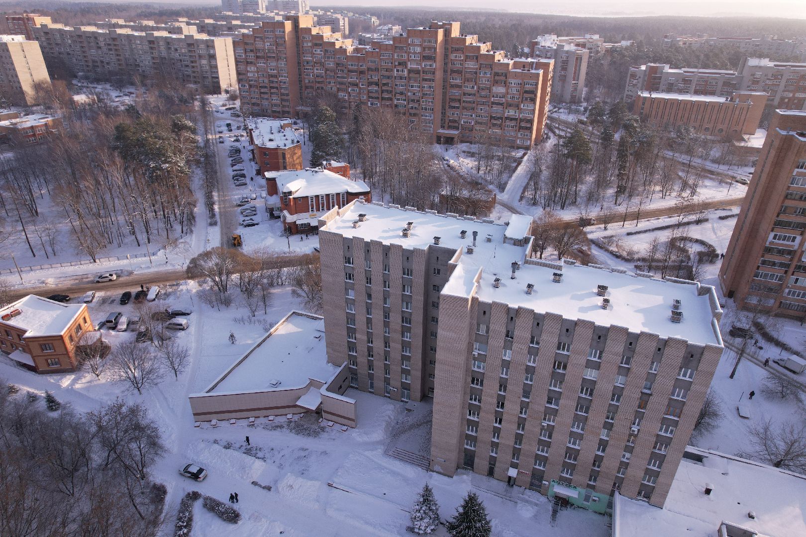 видео с коптера,