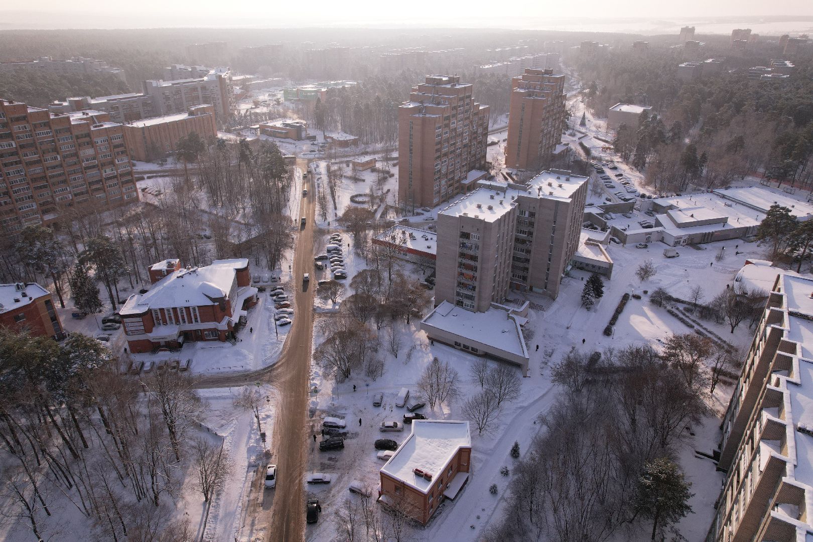 видео с коптера,