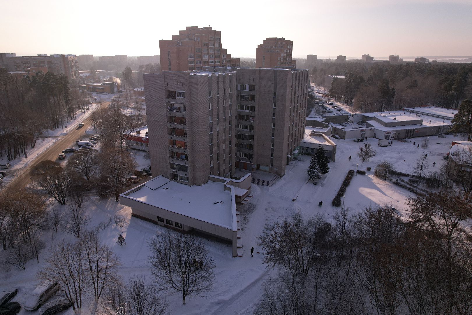 видео с коптера,