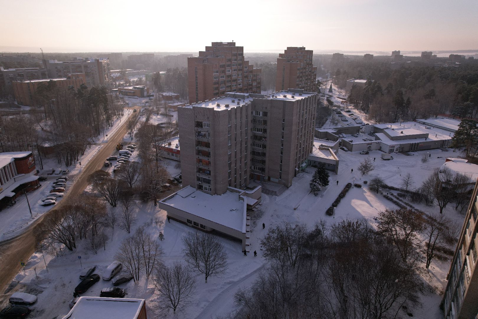 видео с коптера,