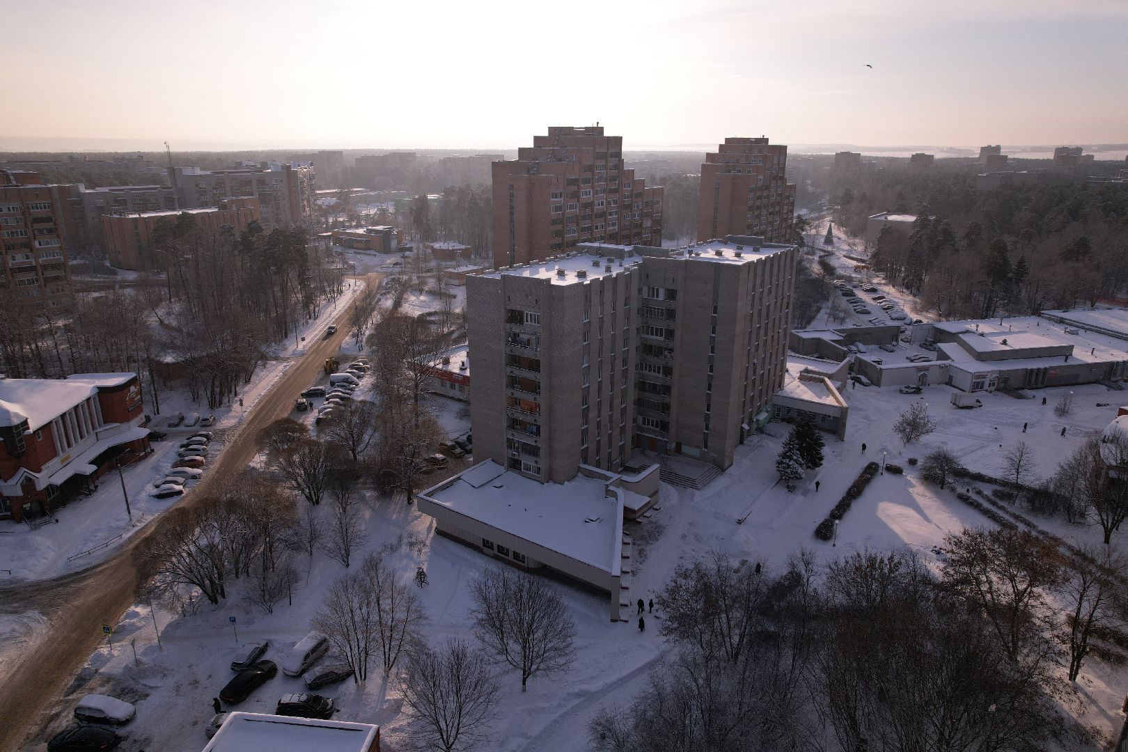 видео с коптера,