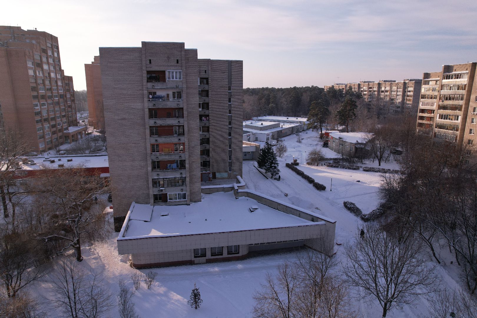 видео с коптера,