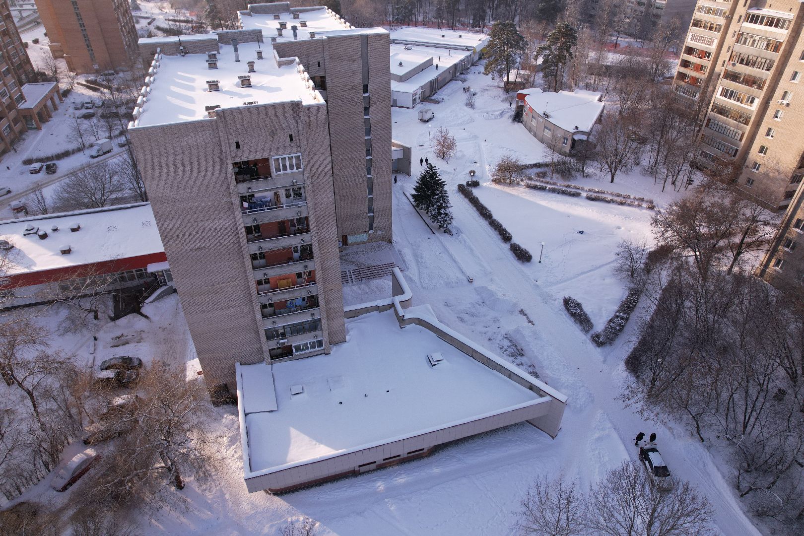 видео с коптера,