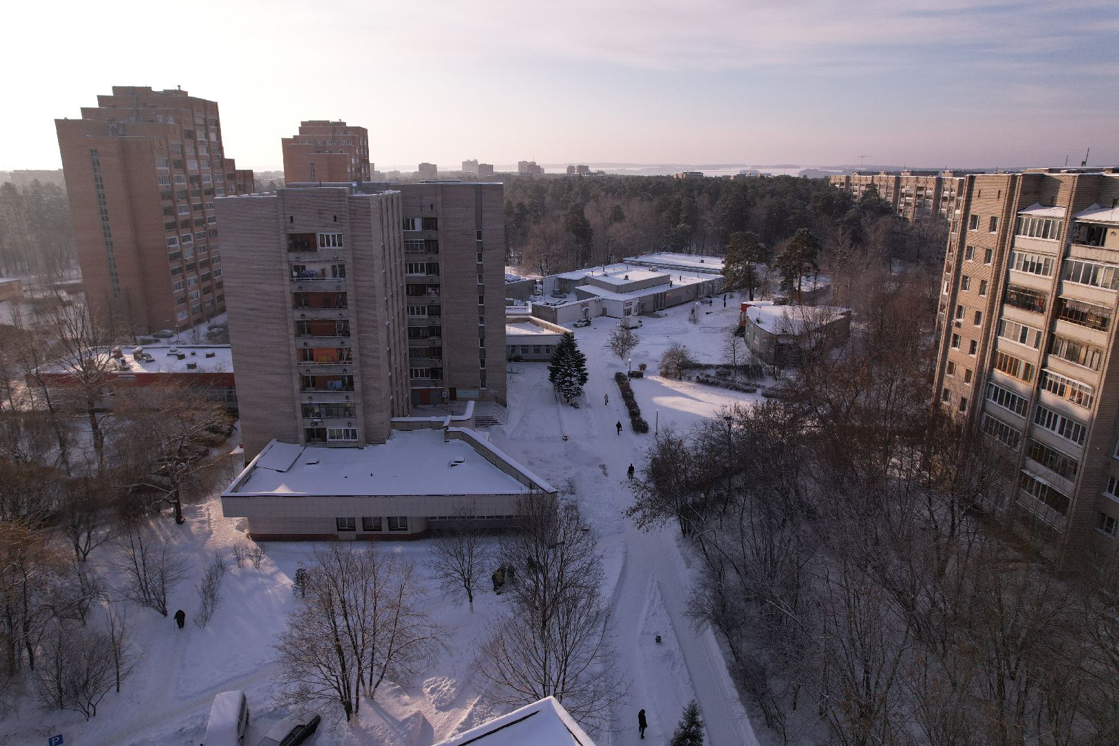 видео с коптера,