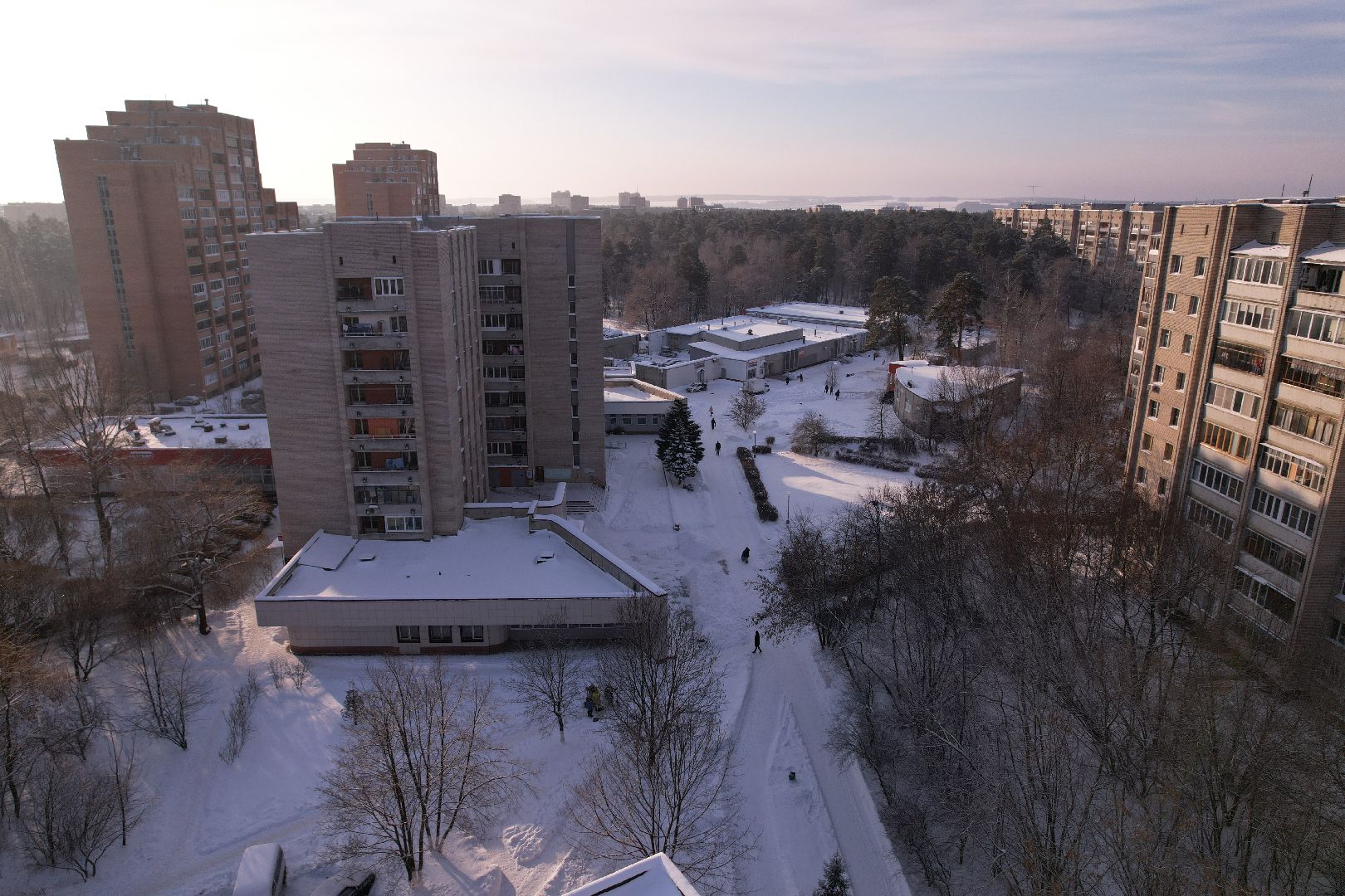 видео с коптера,