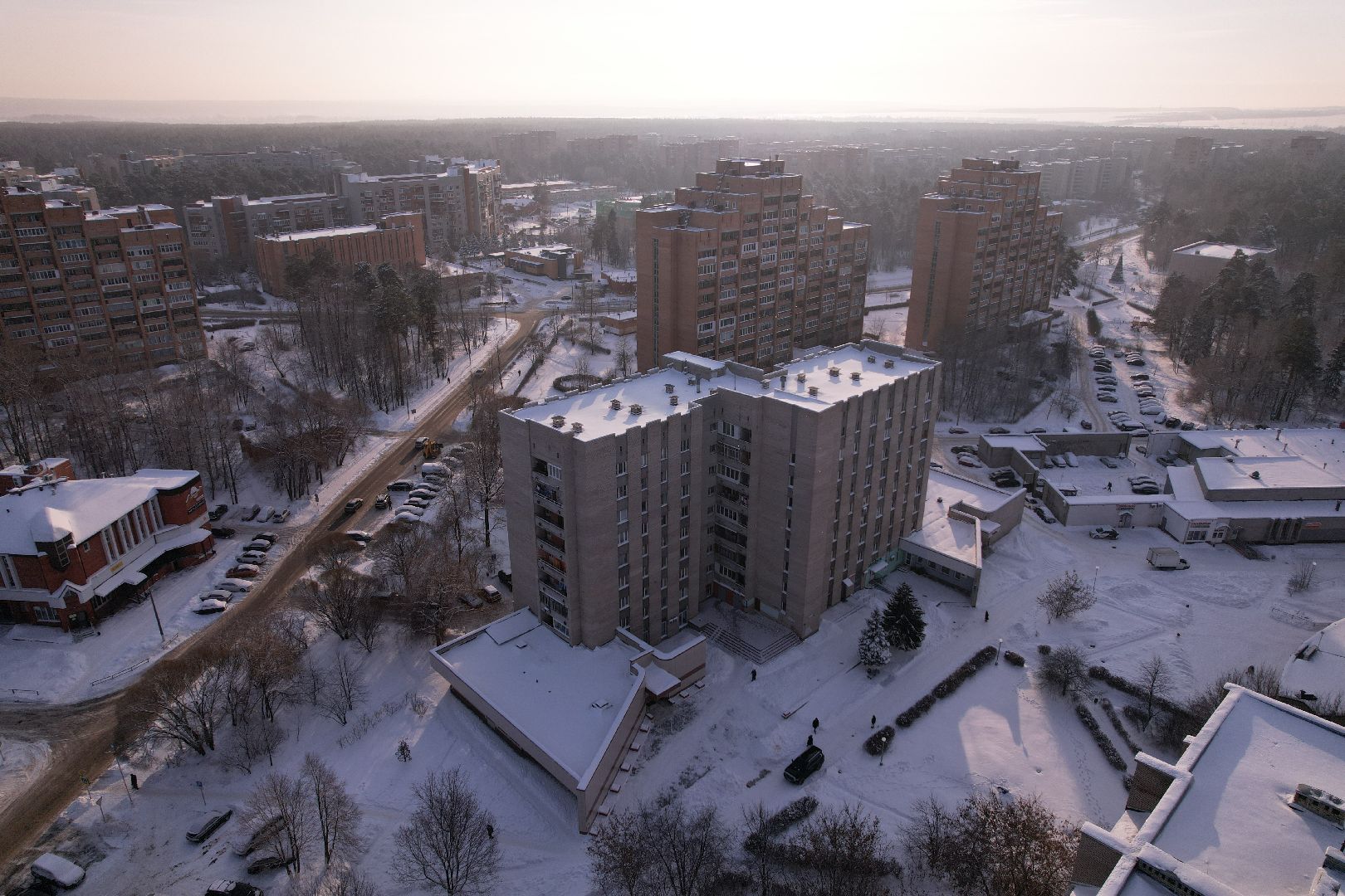 видео с коптера,