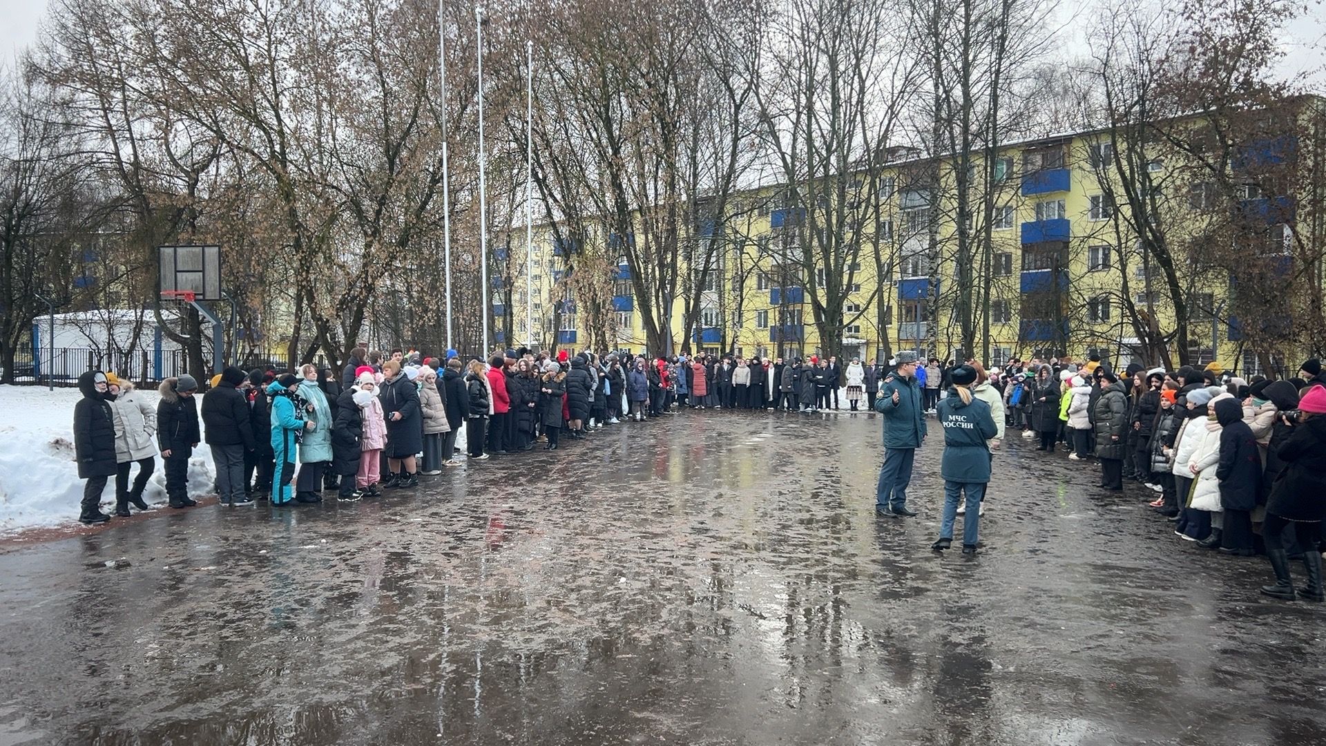 Солнечногорск, Безопасность, Эвакуация, Учения, Школа,