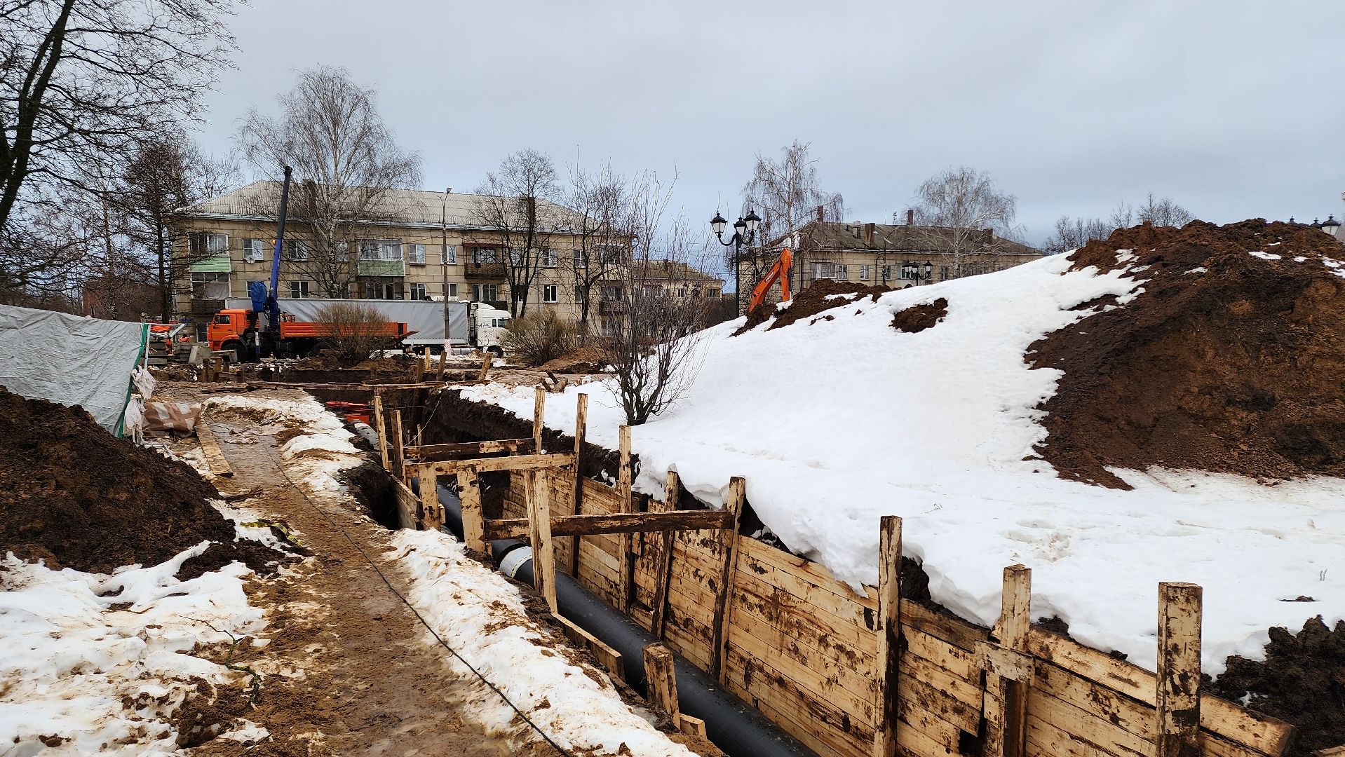 кашира, жкх, отопление, горячая вода, теплотрасса, реконструкция, пенополиуретановая изоляция, система оперативно-дистанционного контроля,