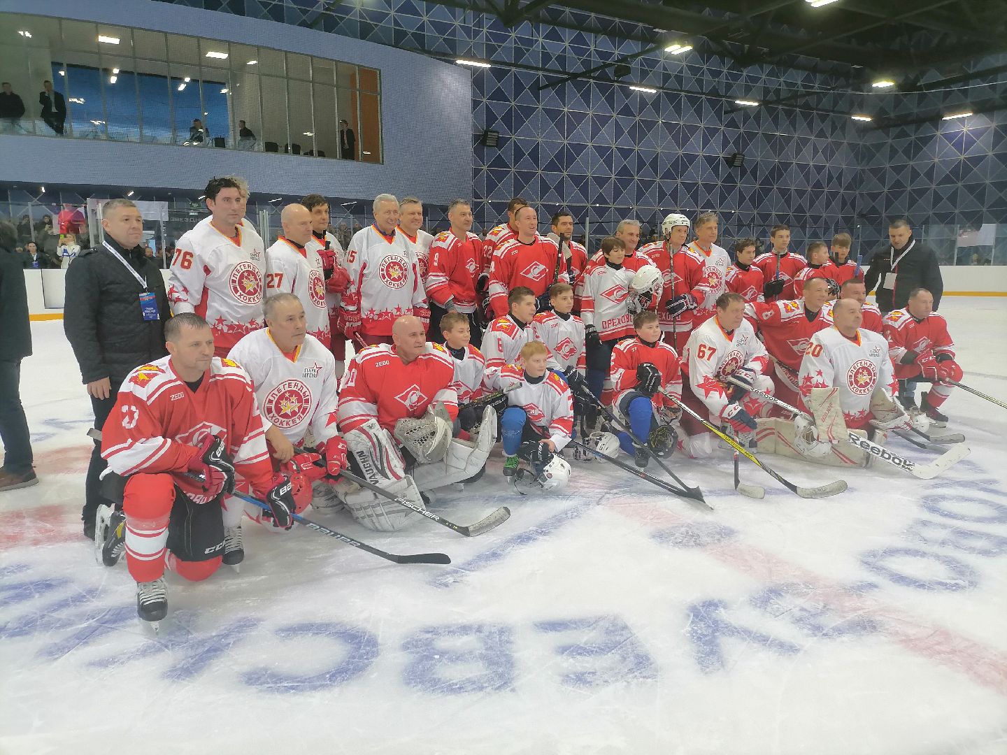 хоккей, ледовая арена, орехово зуево, дружеский матч, спорт подмосковья,