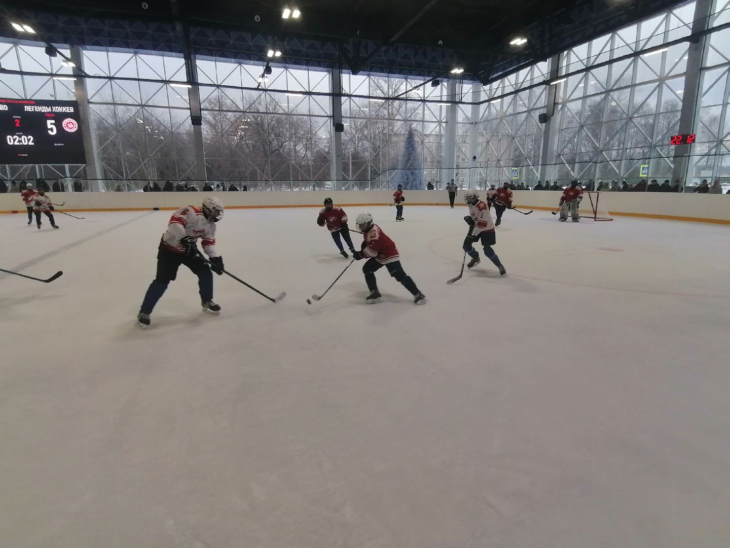 хоккей, ледовая арена, орехово зуево, дружеский матч, спорт подмосковья,