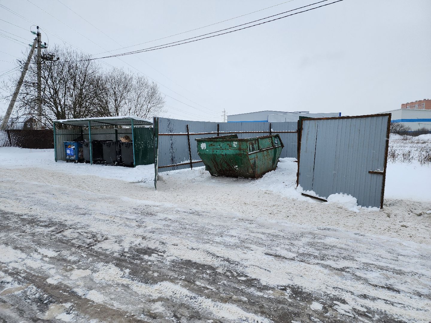 раменское, жкх, контейнерная площадка на Магистральном проезде,