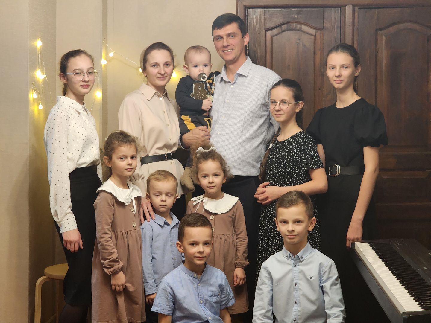 многодетная семья, глава округа, Поздравление, Снмья, Новый год,