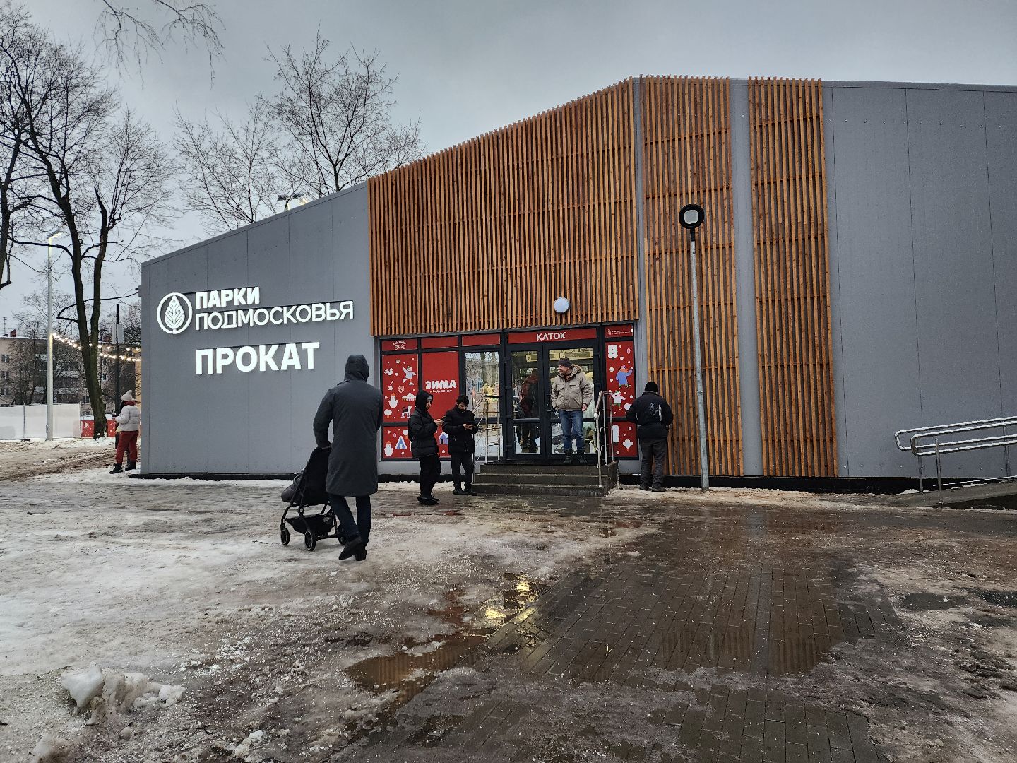 пушкино, каток в парке, дети, лед, артисты,