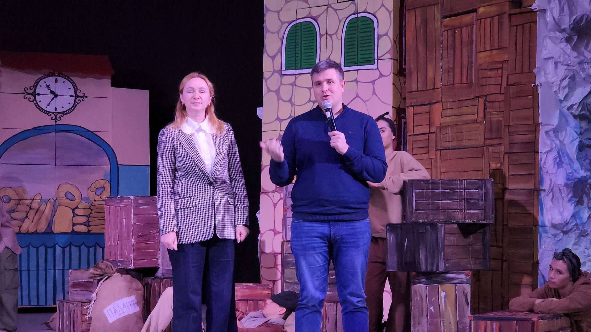 новый год, новогодний спектакль, елка главы, дети, Лосино-Петровский,