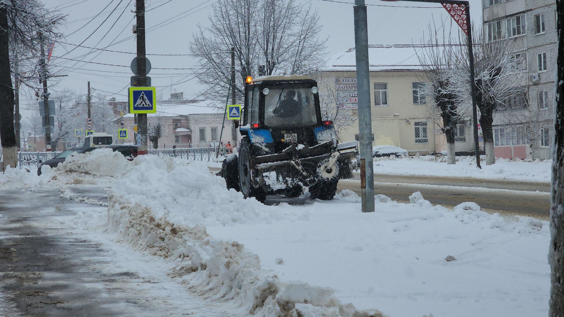 Павловский Посад, Городской округ Павловский Посад,уборка, снег, дороги, коммунальная техника,