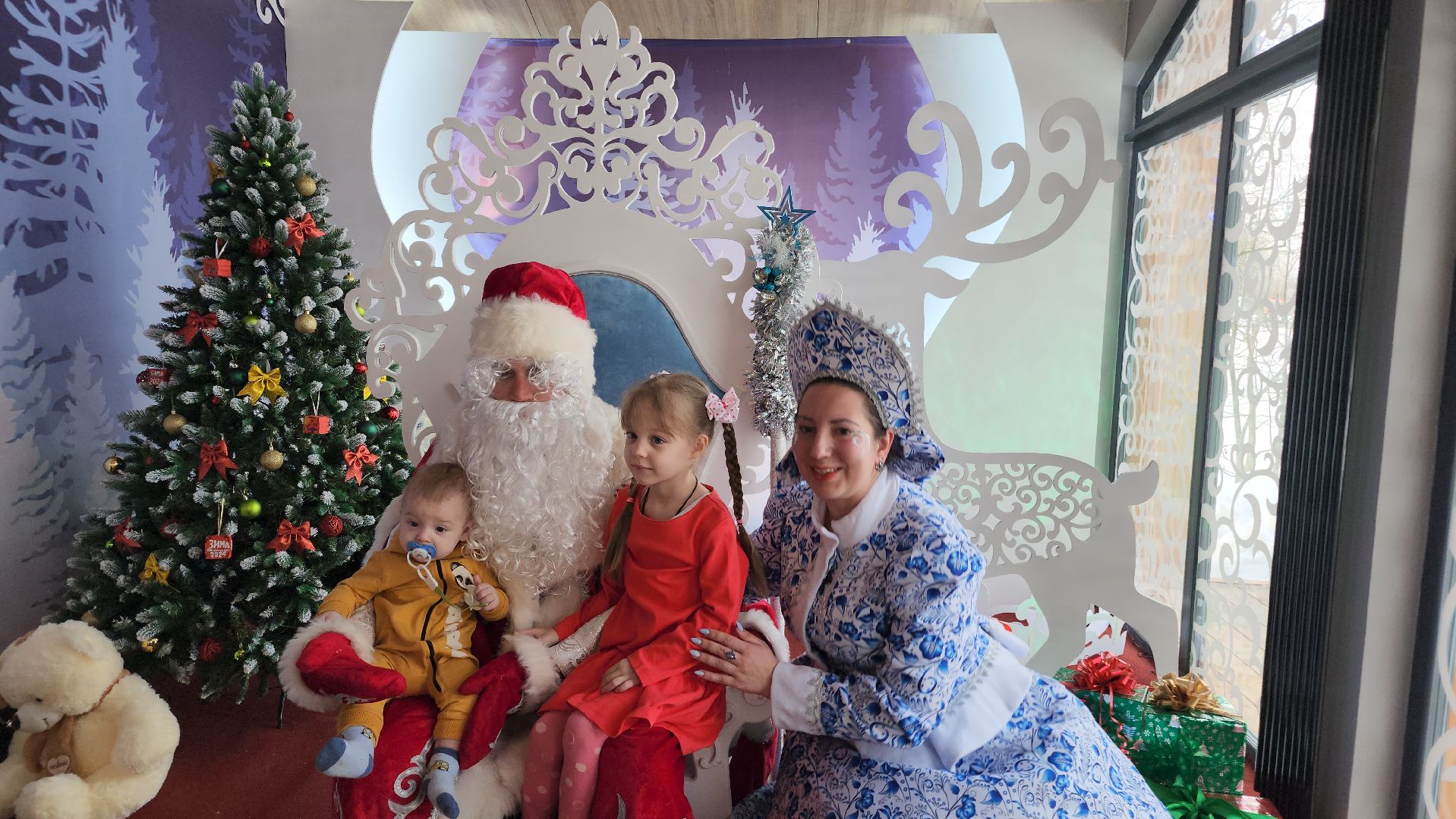 резиденция деда мороза, фрязино, лесопарк, зима в подмосковье,