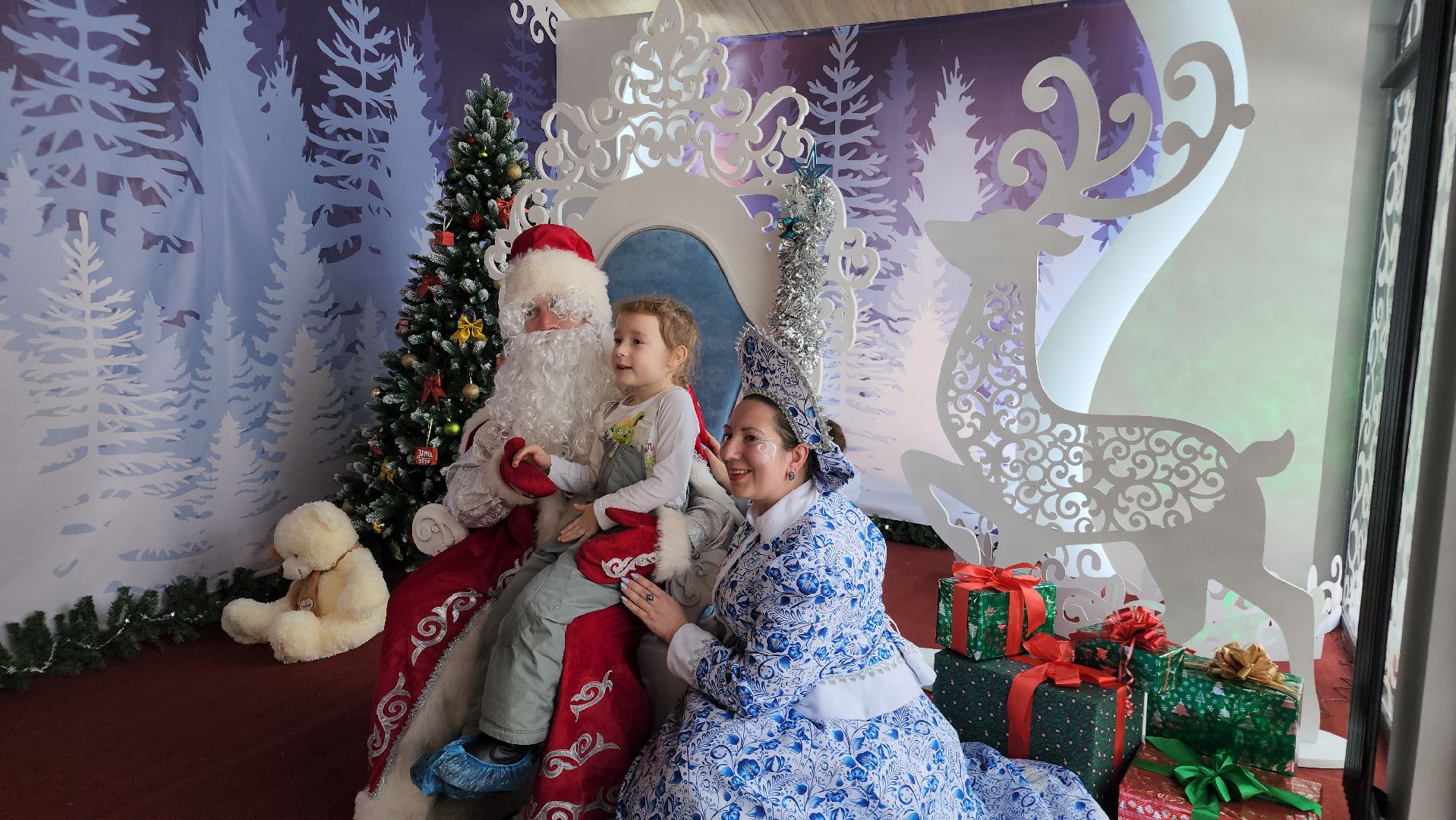 резиденция деда мороза, фрязино, лесопарк, зима в подмосковье,