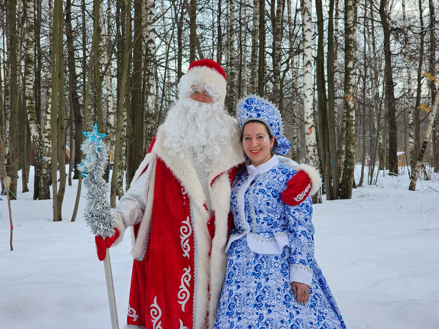 резиденция деда мороза, фрязино, лесопарк, зима в подмосковье,