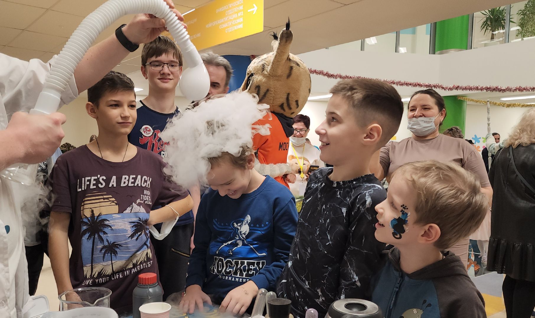 Подольск, благотворительность, медицина, дети, десант дедов морозов, всероссийская акция,