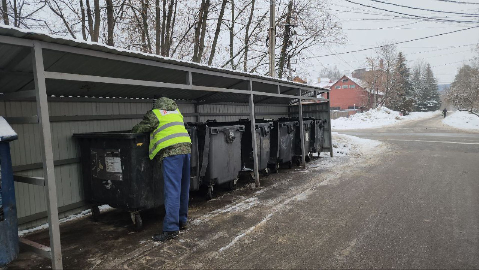 мытищи, Дружба, Клары Цеткин, Контейнерная площадка, ЖКХ, ЖКХ Подмосковье,