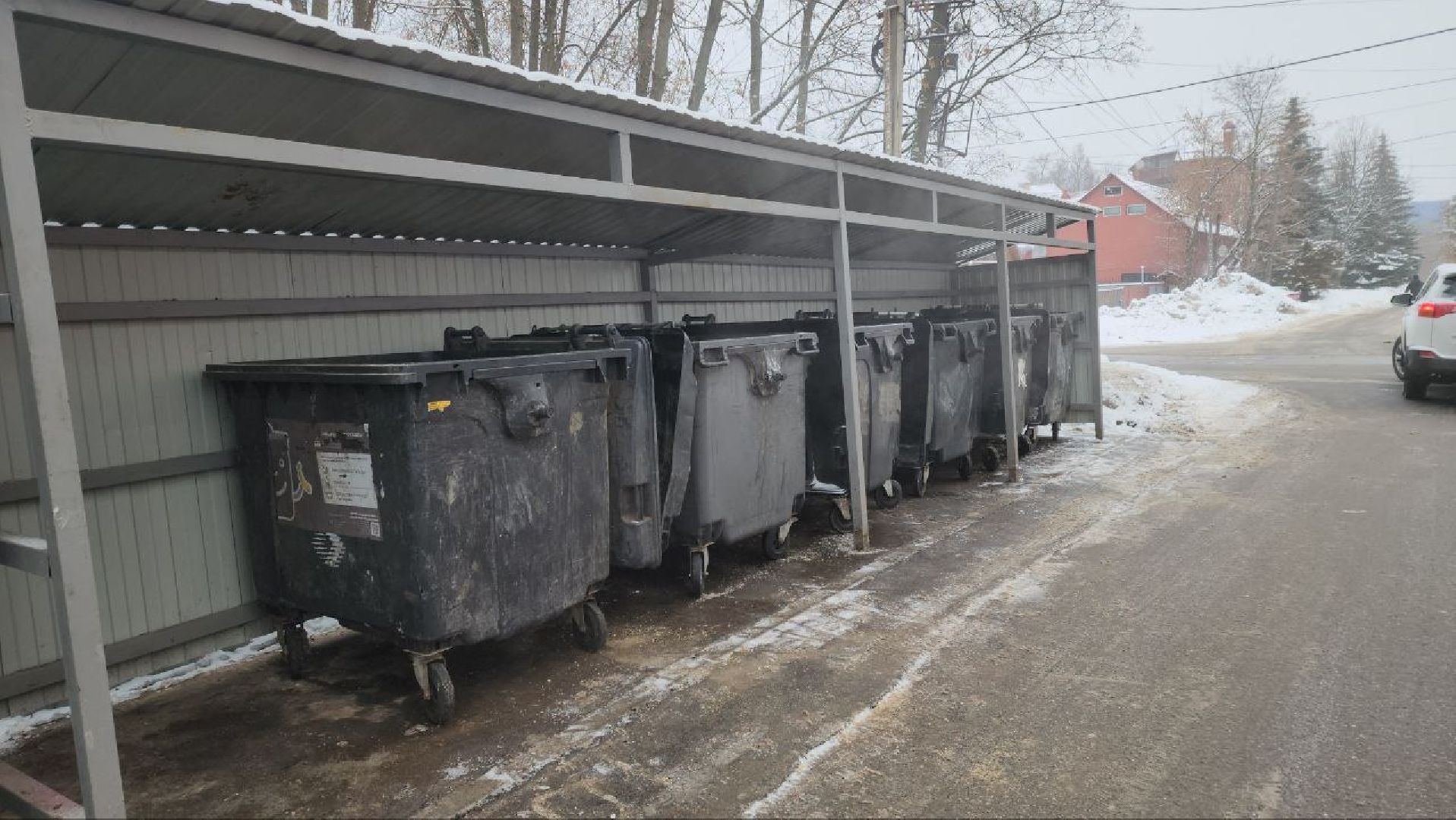 мытищи, Дружба, Клары Цеткин, Контейнерная площадка, ЖКХ, ЖКХ Подмосковье,