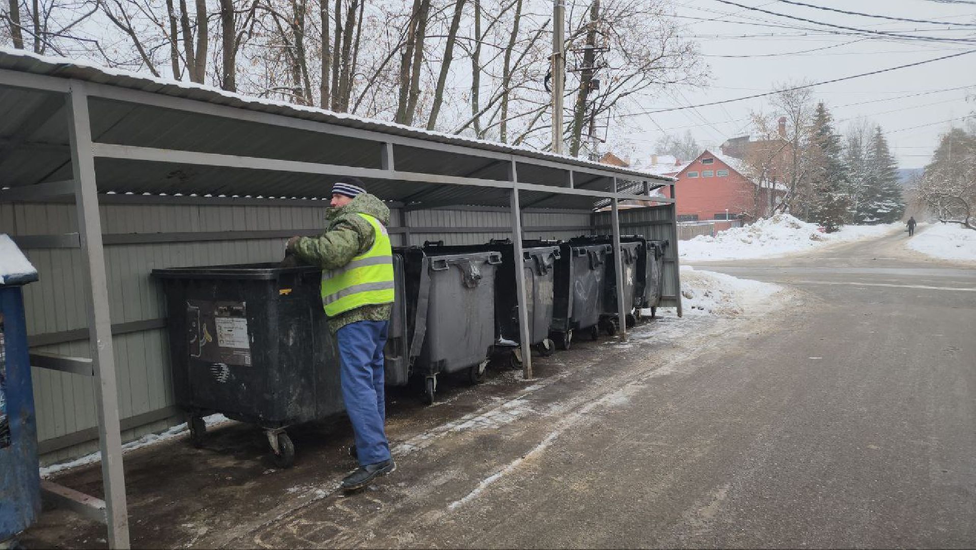 мытищи, Дружба, Клары Цеткин, Контейнерная площадка, ЖКХ, ЖКХ Подмосковье,