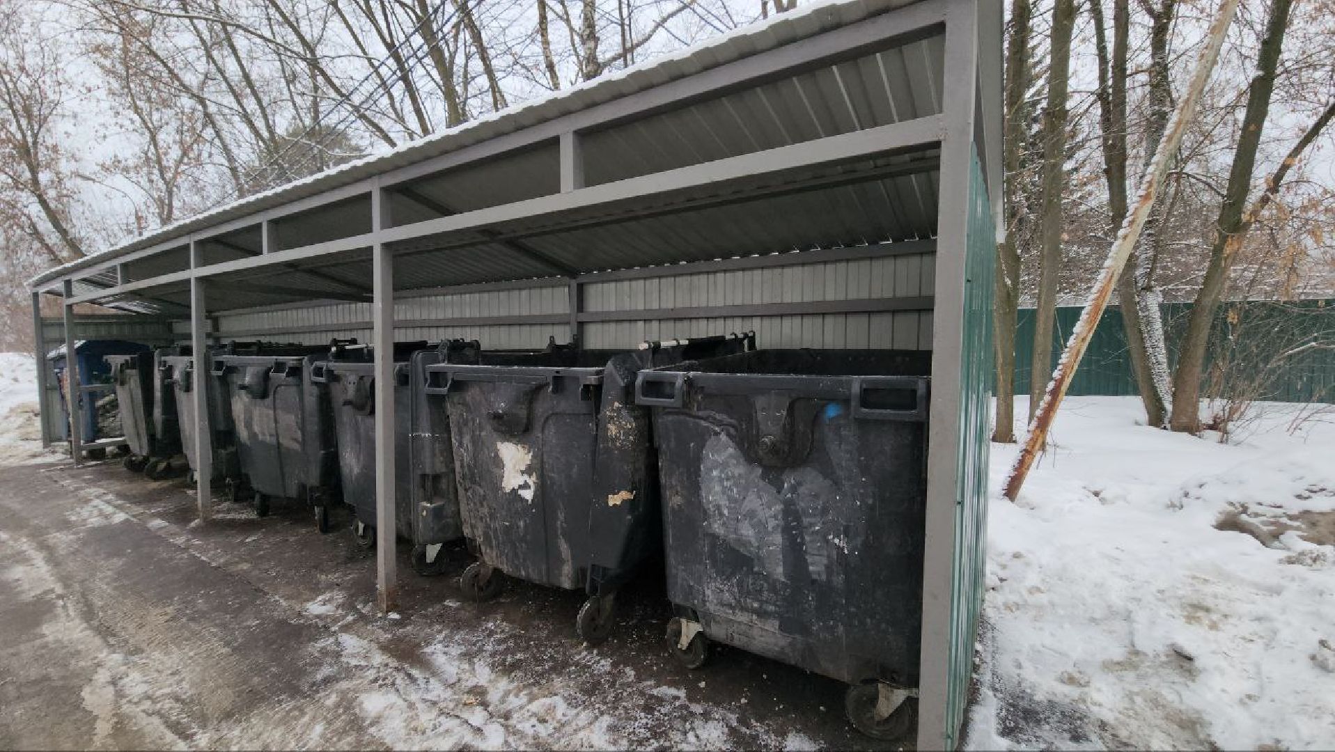 мытищи, Дружба, Клары Цеткин, Контейнерная площадка, ЖКХ, ЖКХ Подмосковье,