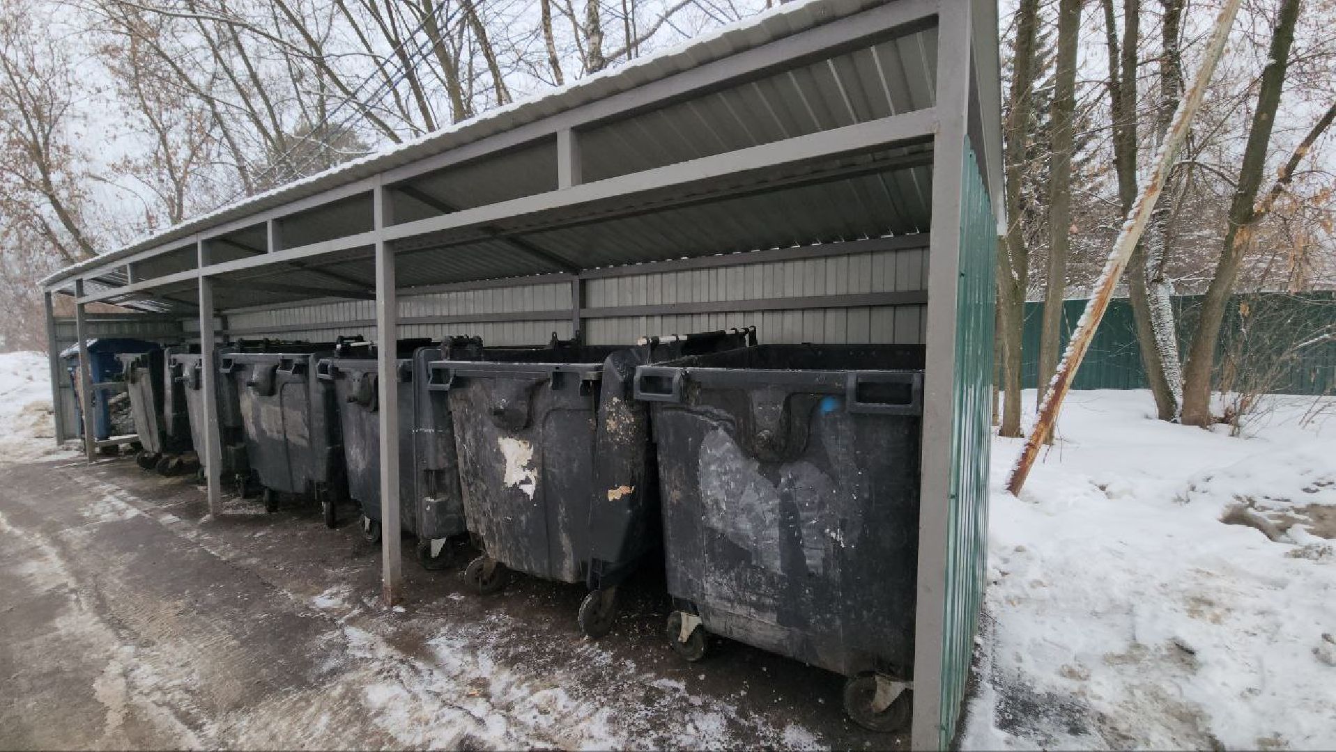 мытищи, Дружба, Клары Цеткин, Контейнерная площадка, ЖКХ, ЖКХ Подмосковье,