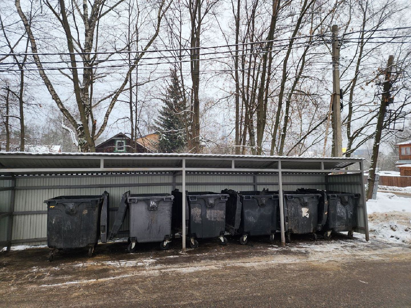 мытищи, Дружба, Клары Цеткин, Контейнерная площадка, ЖКХ, ЖКХ Подмосковье,