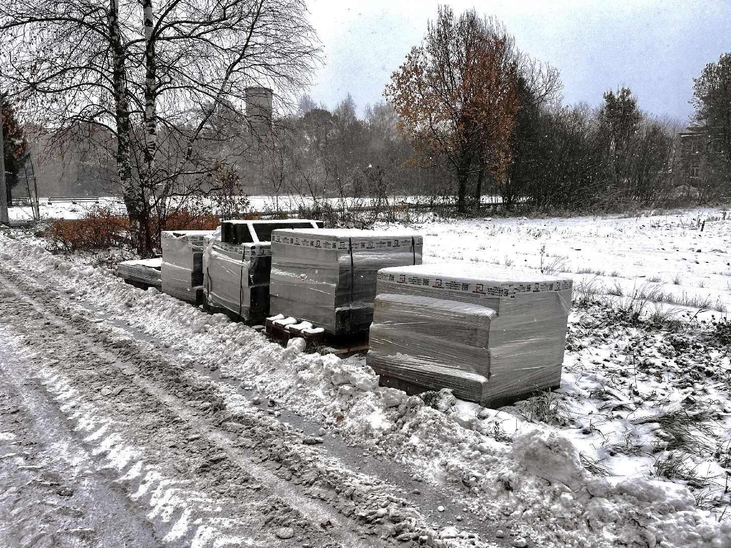 видео с коптера, истра, военный городок, благоустройство,