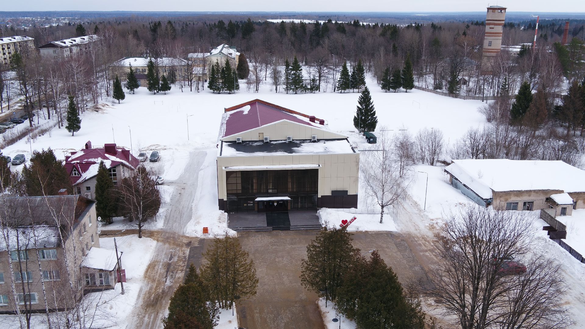 видео с коптера, истра, военный городок, благоустройство,