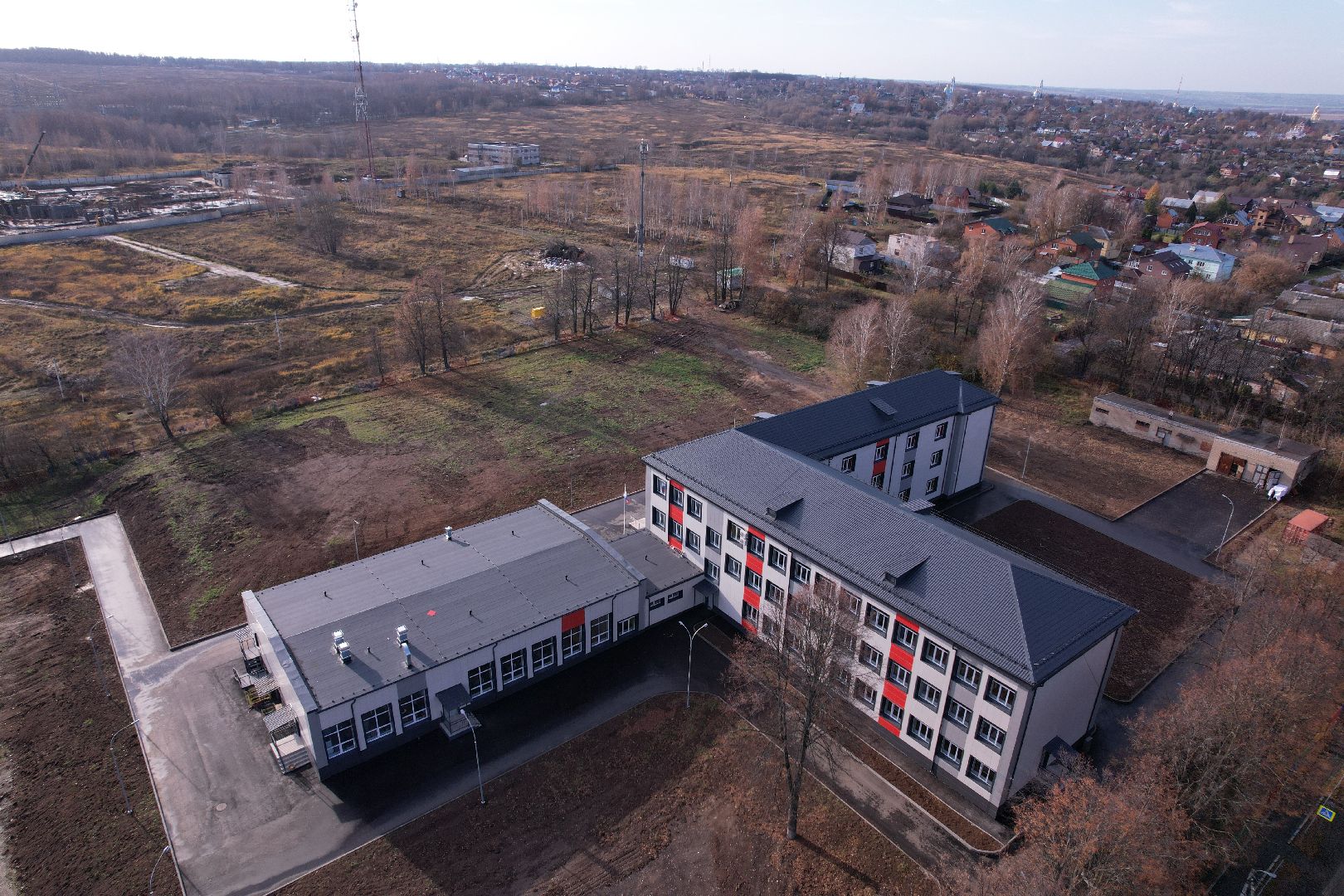 видео с коптера, кашира, образование, строительство,