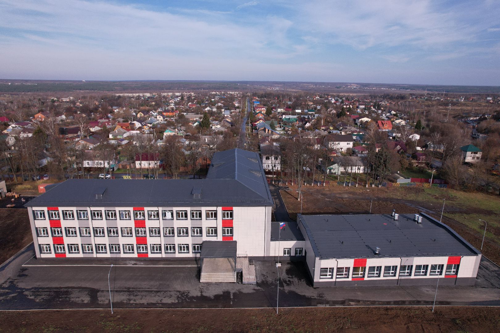 видео с коптера, кашира, образование, строительство,